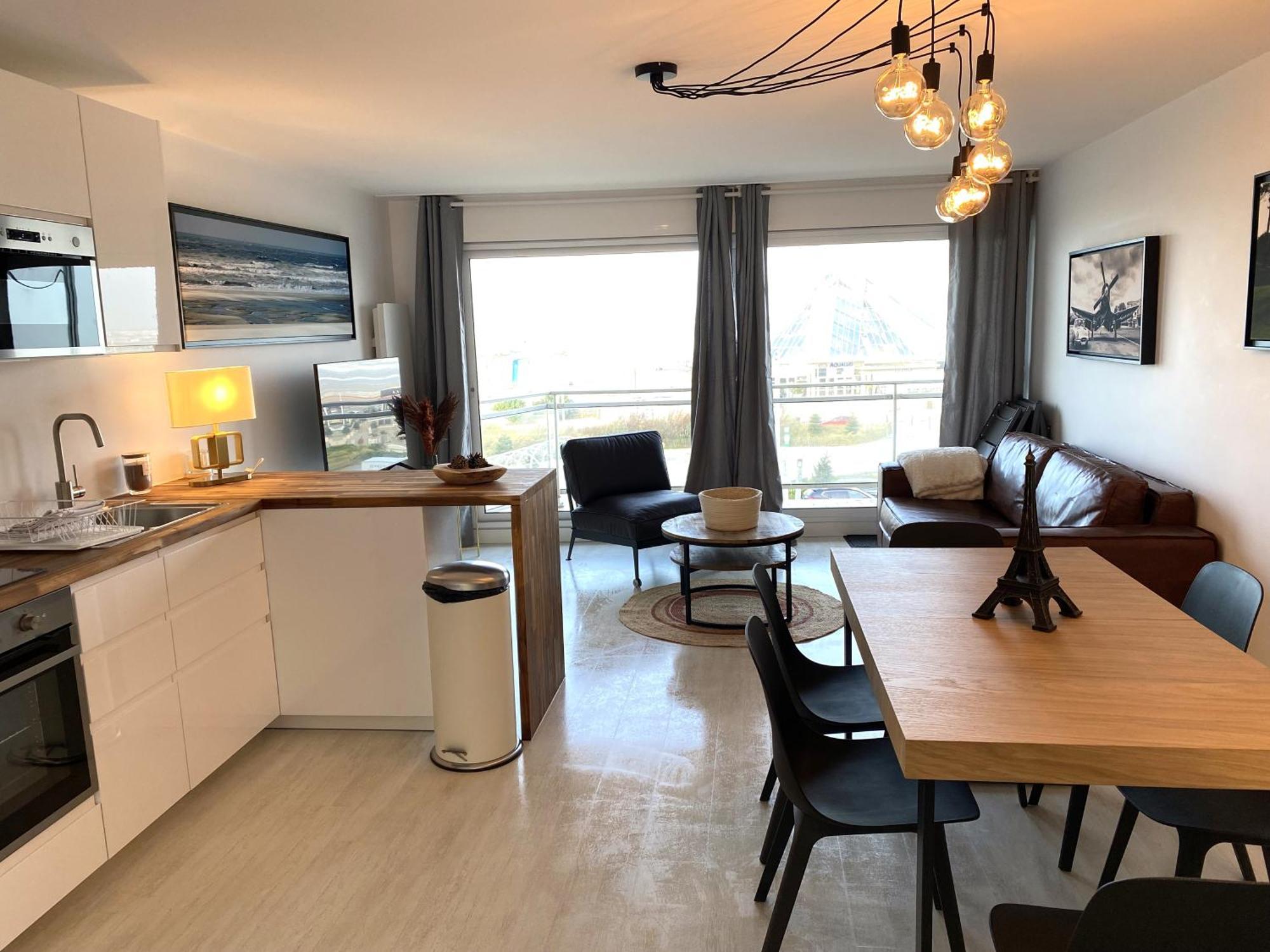 T2 Cabine Traversant Vue Front De Mer Le Touquet Paris-Plage Εξωτερικό φωτογραφία